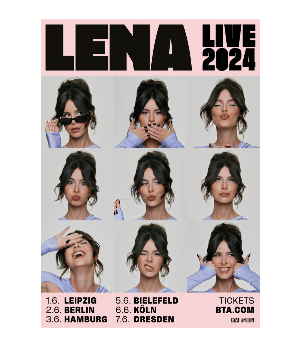 LENA  Live 2024 Tour Poster